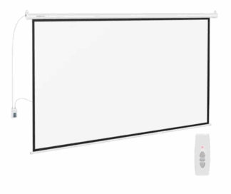 Moottoroitu valkokangas - 302 x 201 cm - 16: 9